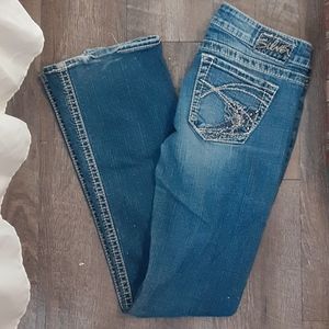 Silver Bootcut jeans
